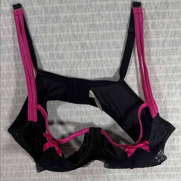 Cacique Other - Cacique Black Mesh Bra